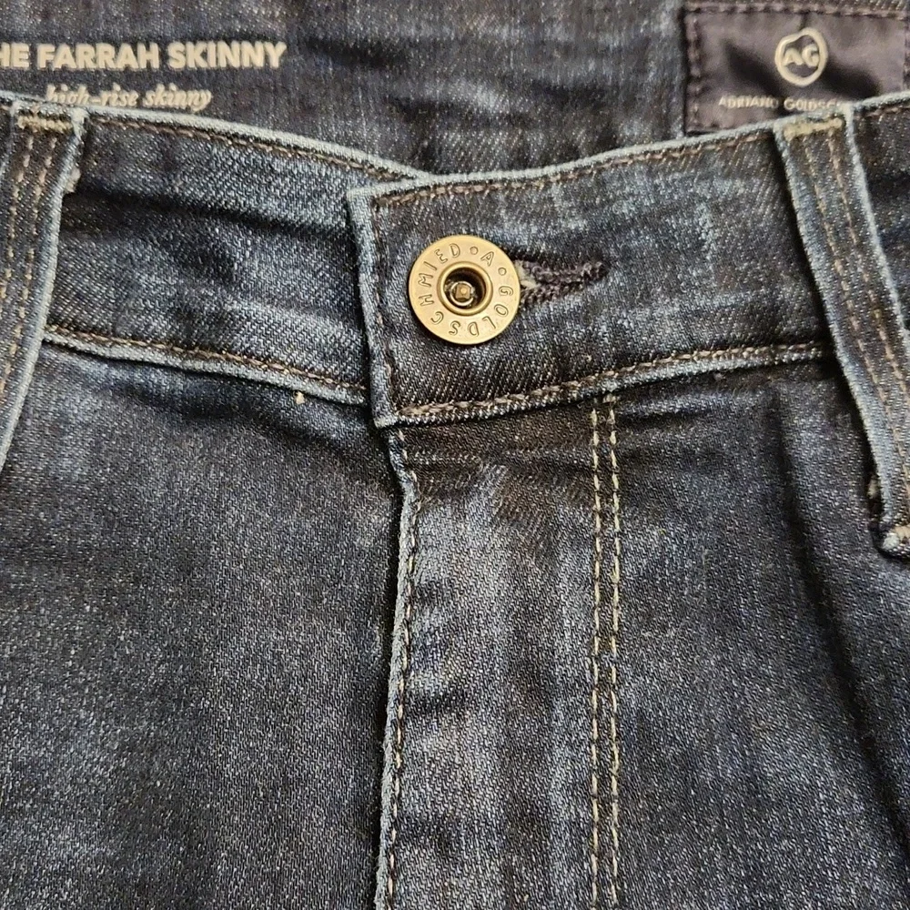 Adriano Goldschmied Jeans The Farrah High Rise Skinny Women's 27 blue denim‎
